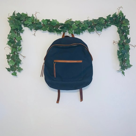 Madewell Charleston Blue Canvas Backpack - Picture 2 of 6